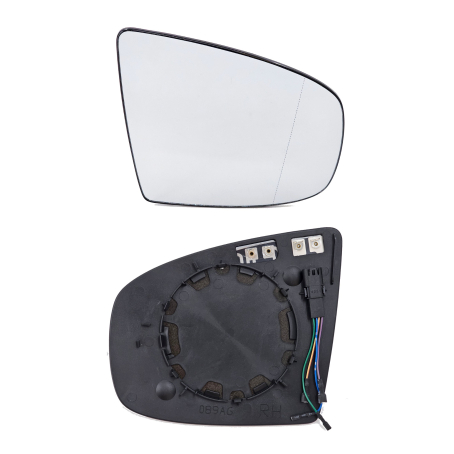 Dreapta, geam oglindă laterală cu încălzire și funcție de atenuare automată (electrocrom) pentru BMW X5 E70 și X6 E71 (2006-2014)