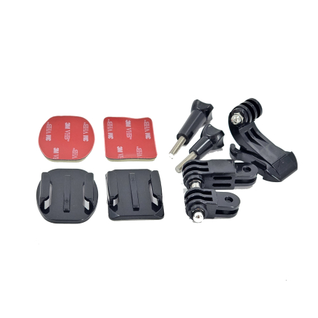 Set suporturi și accesorii pentru cască pentru camere de acțiune