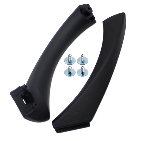 Set din două piese pentru mânerul interior al ușii drepte la BMW Seria 3 E90 E91, negru