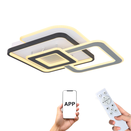 Abajur / plafonier LED modern cu telecomandă și control mobil