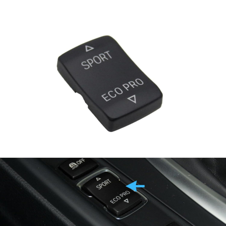 Buton Sport / Eco pro pentru BMW 1 2 3 4 / F30 F34 F20 F36, Negru