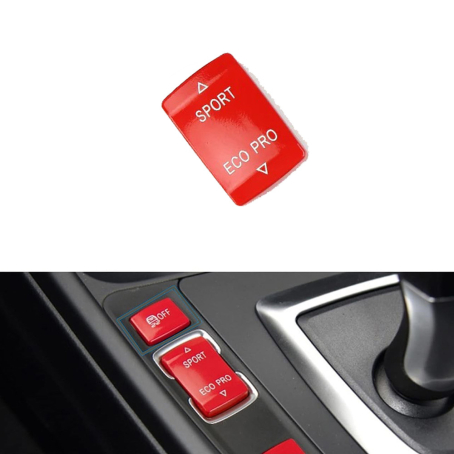 Buton Sport / Eco pro pentru BMW 1 2 3 4 / F30 F34 F20 F36, Roșu