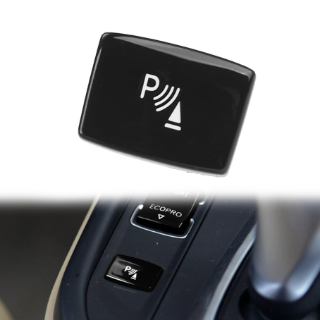 Buton interior pentru senzori de parcare BMW 1 2 3 4 / F30 F34 F20 F36 negru