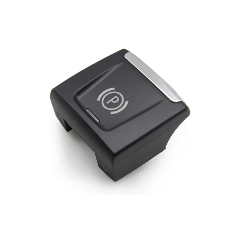 Buton / capac pentru frâna de mână, negru, pentru BMW Seria 1 2 X1 X2 F48 F49 F39 F45 F46 F52