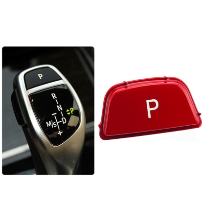 Capac P, roșu, pentru maneta schimbătorului de viteze sport la BMW Seria 1 2 3 4 5 6 7 X3 X4 Seria F SPORT