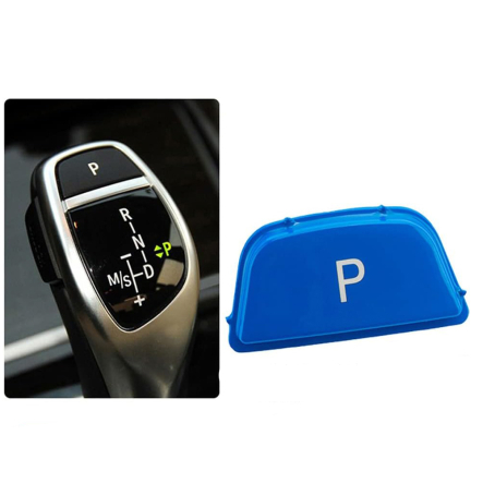Capac P, albastru, pentru maneta schimbătorului de viteze sport la BMW Seria 1 2 3 4 5 6 7 X3 X4 Seria F SPORT