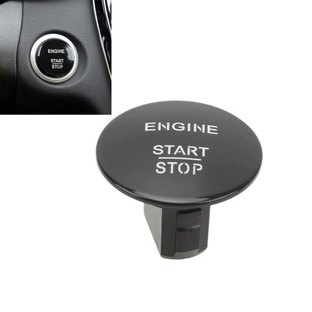 Buton Start / Stop, negru, pentru Mercedes-Benz