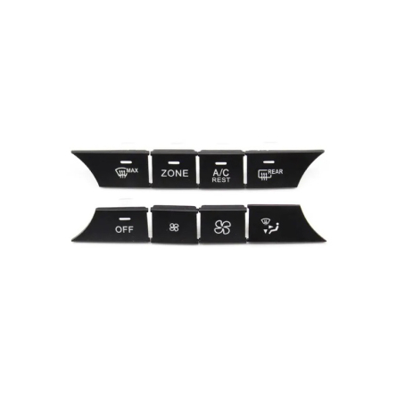 Set 8 bucăți butoane pentru climatizare, Model D, pentru Mercedes ML GL GLE GLS W166 X166 W292 (2012-2019)