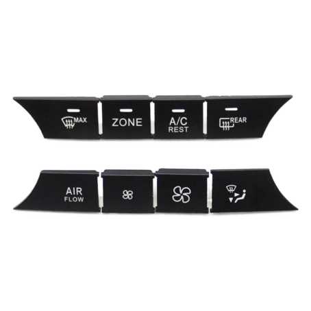 Set 8 bucăți butoane pentru climatizare, Model E, pentru Mercedes ML GL GLE GLS W166 X166 W292 (2012-2019)