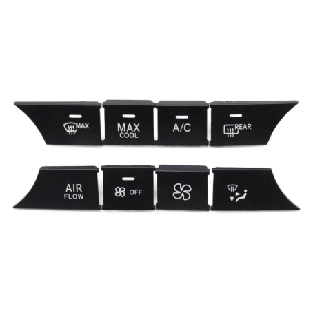 Set 8 bucăți butoane pentru climatizare, Model F, pentru Mercedes ML GL GLE GLS W166 X166 W292 (2012-2019)