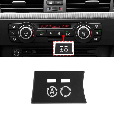 Capac pentru climatronic pentru recircularea aerului în interiorul mașinii la BMW Seria 1 3 X1 X3 E82 E88 E84 E90 E91 E92 E93 F25