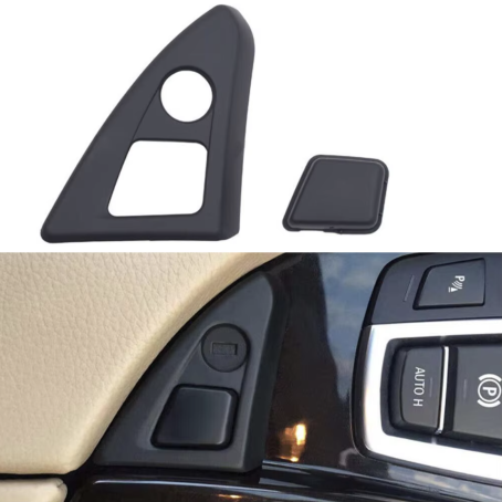 Buton negru pentru cotiera centrală la BMW Seria 5 F10 F11 (2011-2013)