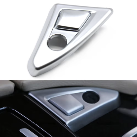 Buton cromat pentru cotiera centrală la BMW Seria 5 F10 F11 (2011-2013)