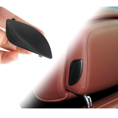 Buton pentru spătarul scaunului, negru, la BMW Seria 5 7 5GT X5 X6 F10 F11 F01 F02 F07 E70 E71 E72
