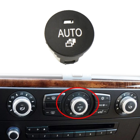 Buton/capac AUTO pentru climatronic la BMW Seria 5 6 E60 E61 E63 E64 (2003-2010)