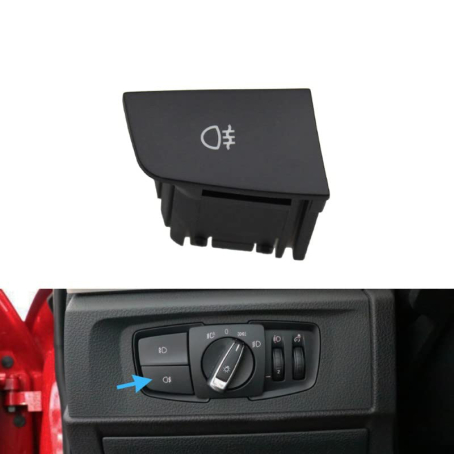 Buton pentru lumini de ceață spate la BMW Seria 1 2 3 4 X1 X2 F21 F46 F30 F31 F34 F35 F48 F39 (2012-2021)