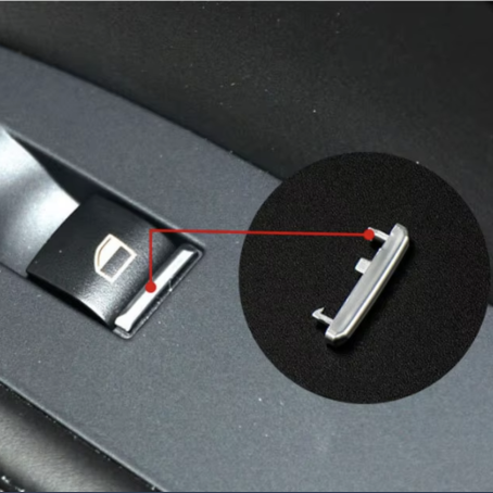 Ornament pentru butonul de geamuri electrice la BMW Seria 3 5 7 X3 X4 F30 F34 F80 F07 F10 F01 F02 F25 F26 (2009-2020)