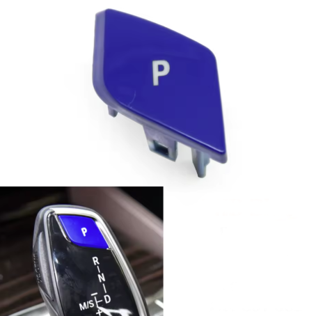 Capac P, albastru, pentru maneta schimbătorului de viteze sport la BMW Seria G