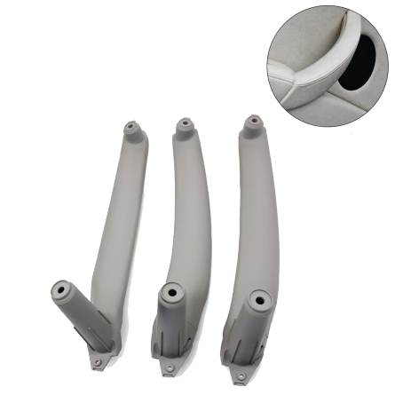 Set de 3 mânere interioare gri pentru BMW X5 X6 E70 E71, piese interioare