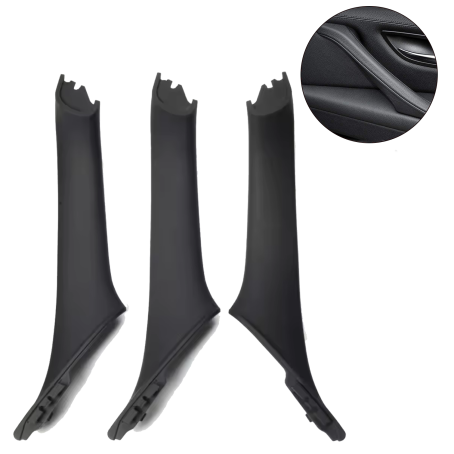 Set BMW F10 negru – 3 bucăți mânere interioare