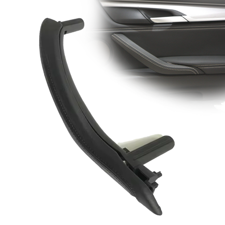 Mâner interior drept negru pentru BMW X5 X6 F15 F16, 2 piese
