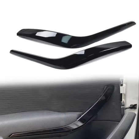 Set de 2 mânere interioare pentru BMW X1 E84, negru lucios - stânga și dreapta
