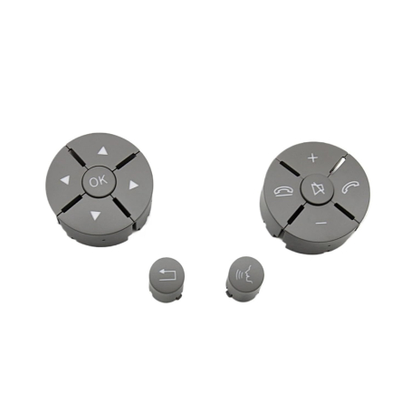 Capace butoane pentru volan pentru Mercedes-Benz W204 W212 W207 X204 C E GLK, negre