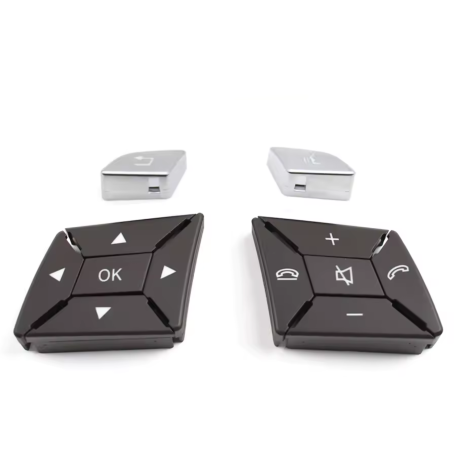 Butoane volan pentru Mercedes W204 W212 W207 X204 W246 W218 W176 W172, Moca cu crom