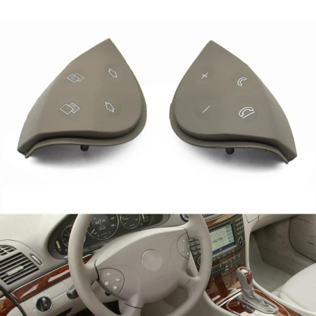 Butoane pentru volan pentru Mercedes-Benz W211 E-Class (2003–2008), Bej