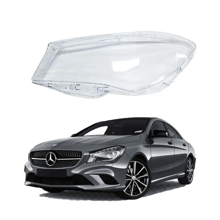 Sticlă far stânga pentru Mercedes-Benz W117 CLA (2014-2016).
