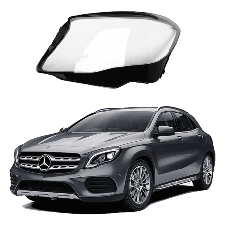 Sticlă far stânga pentru Mercedes-Benz GLA W156 (2018-2020).