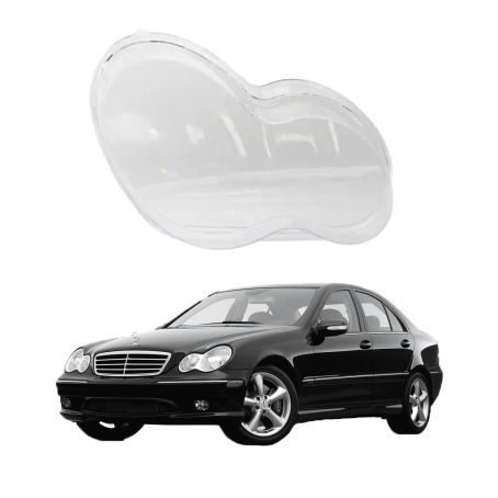 Sticlă far dreapta pentru Mercedes-Benz C-Class W203 (2000-2007)