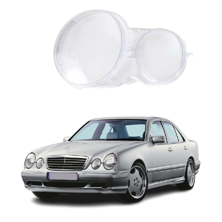 Sticlă far dreapta pentru Mercedes-Benz E-Class W210 (2000-2003)