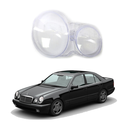 Sticlă far dreapta pentru Mercedes-Benz E-Class W210 (1996-2000)