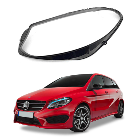 Sticlă far stânga pentru Mercedes-Benz B-Class W246 Facelift (2016-2019)