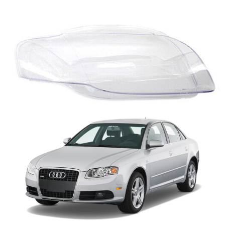 Sticlă far stânga pentru Audi A4 B7 (2004-2007)