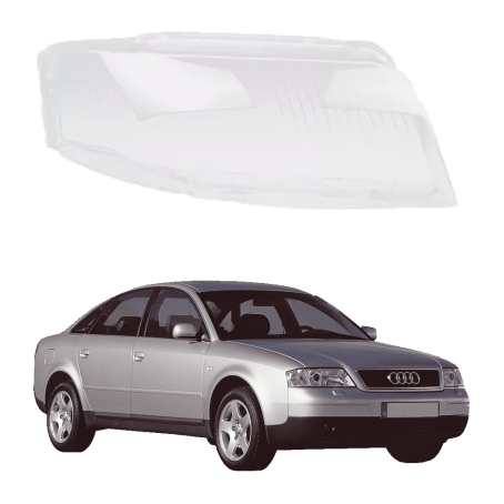 Sticlă far dreapta pentru Audi A6 C5 Facelift (2003-2005)