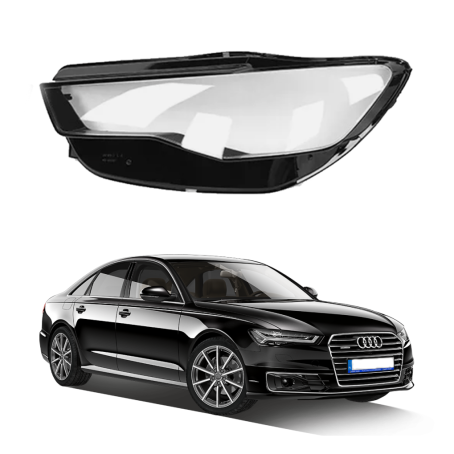 Sticlă far stânga pentru Audi A6 C7 Facelift (2015-2017)