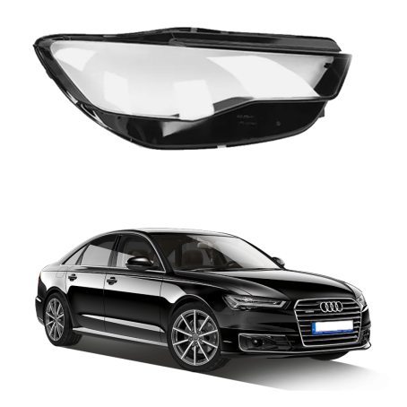 Sticlă far dreapta pentru Audi A6 C7 Facelift (2015-2017)