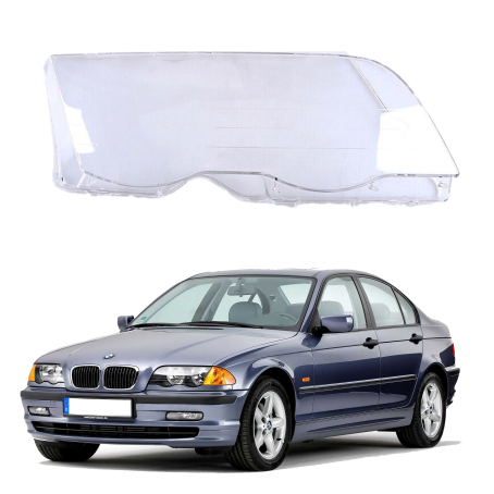 Sticlă far dreapta pentru BMW Seria 3 E46 (2 uși/coupe, 1998-2002)