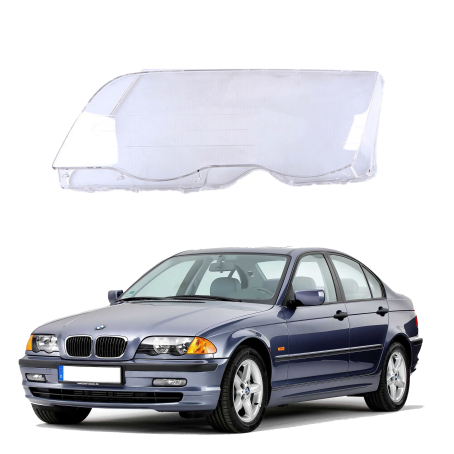 Sticlă far dreapta pentru BMW Seria 3 E46 (1998-2001)