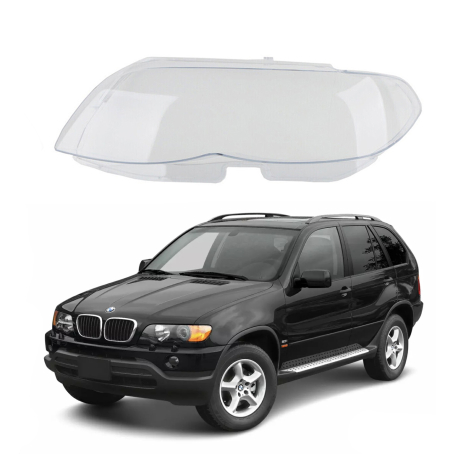 Sticlă far stânga pentru BMW X5 E53 (2000-2003)