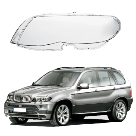 Sticlă far stânga pentru BMW X5 E53 (2004-2006)