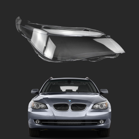 Sticlă far dreapta pentru BMW 5 Series E60 / E61 cu Dynamic Drive (2006-2010)