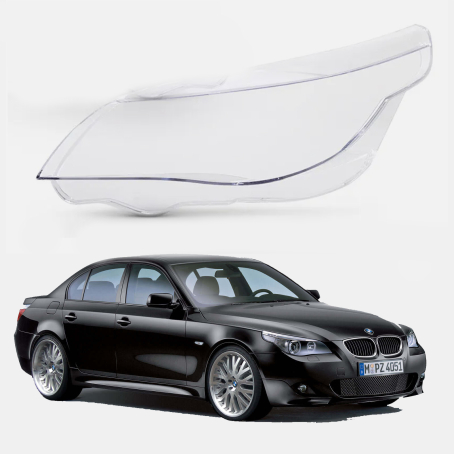 Sticlă far stânga pentru BMW 5 Series E60 / E61 (2003-2010)