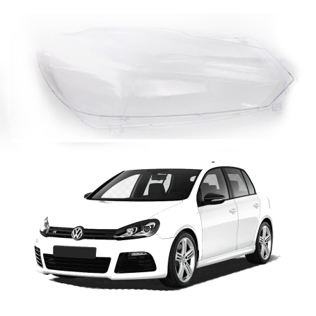 Sticlă far dreapta pentru VW Golf 6 (2009-2013)