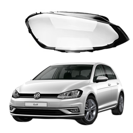 Sticlă far dreapta pentru VW Golf 7 (2014-2017)