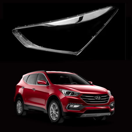 Sticlă far stânga pentru Hyundai Santa Fe (2017-2019)