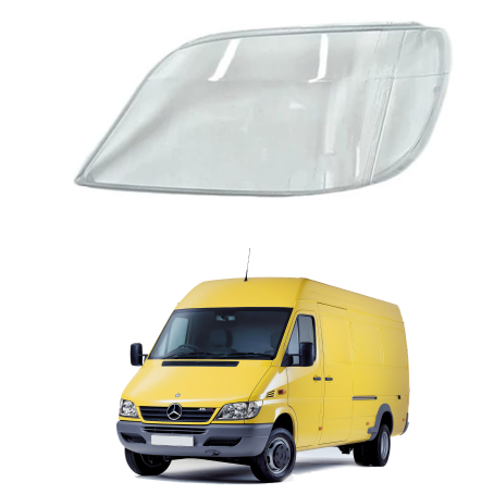 Sticlă far stânga pentru Mercedes Sprinter W903 (2001-2003)