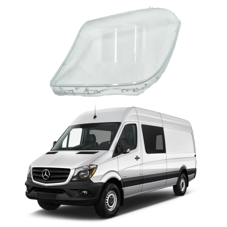 Sticlă far stânga pentru Mercedes-Benz Sprinter W906 (2016-2018)